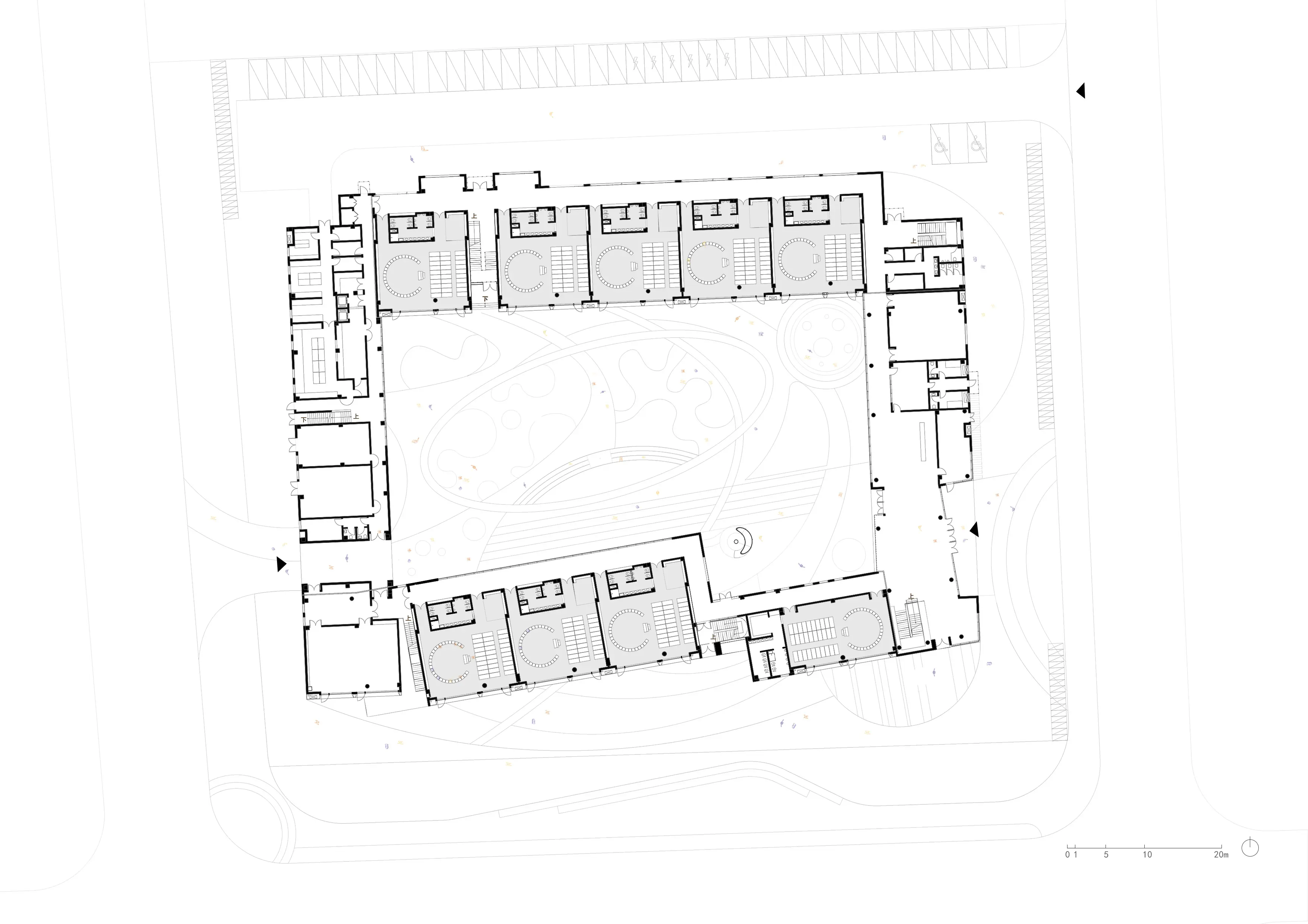 Block Kindergarten — night
