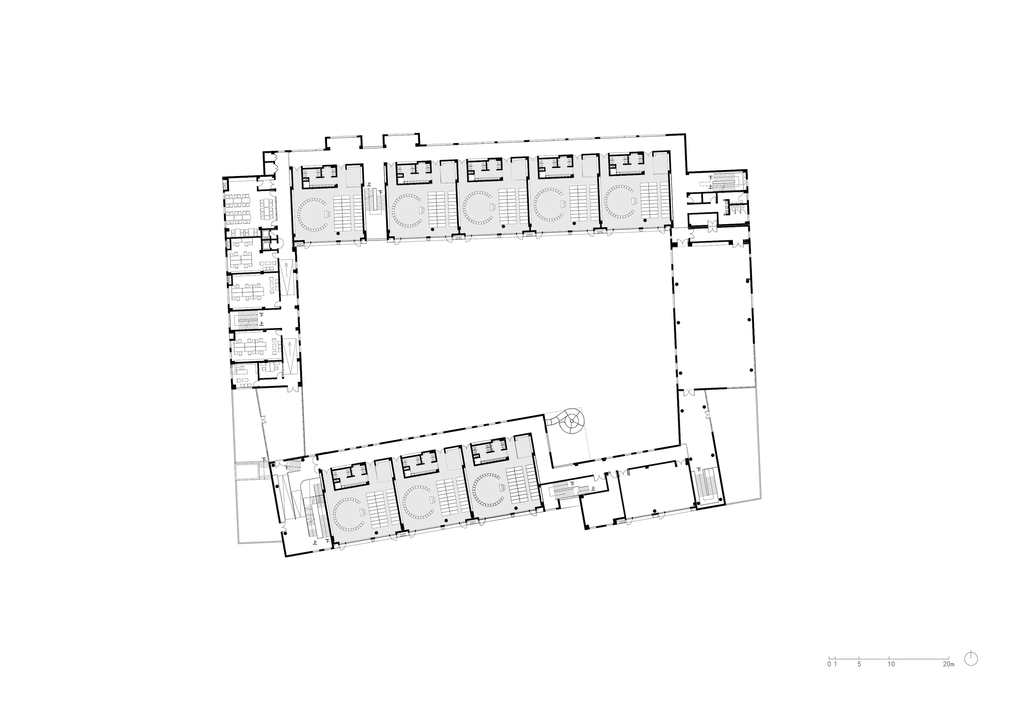 Block Kindergarten — aerial detail
