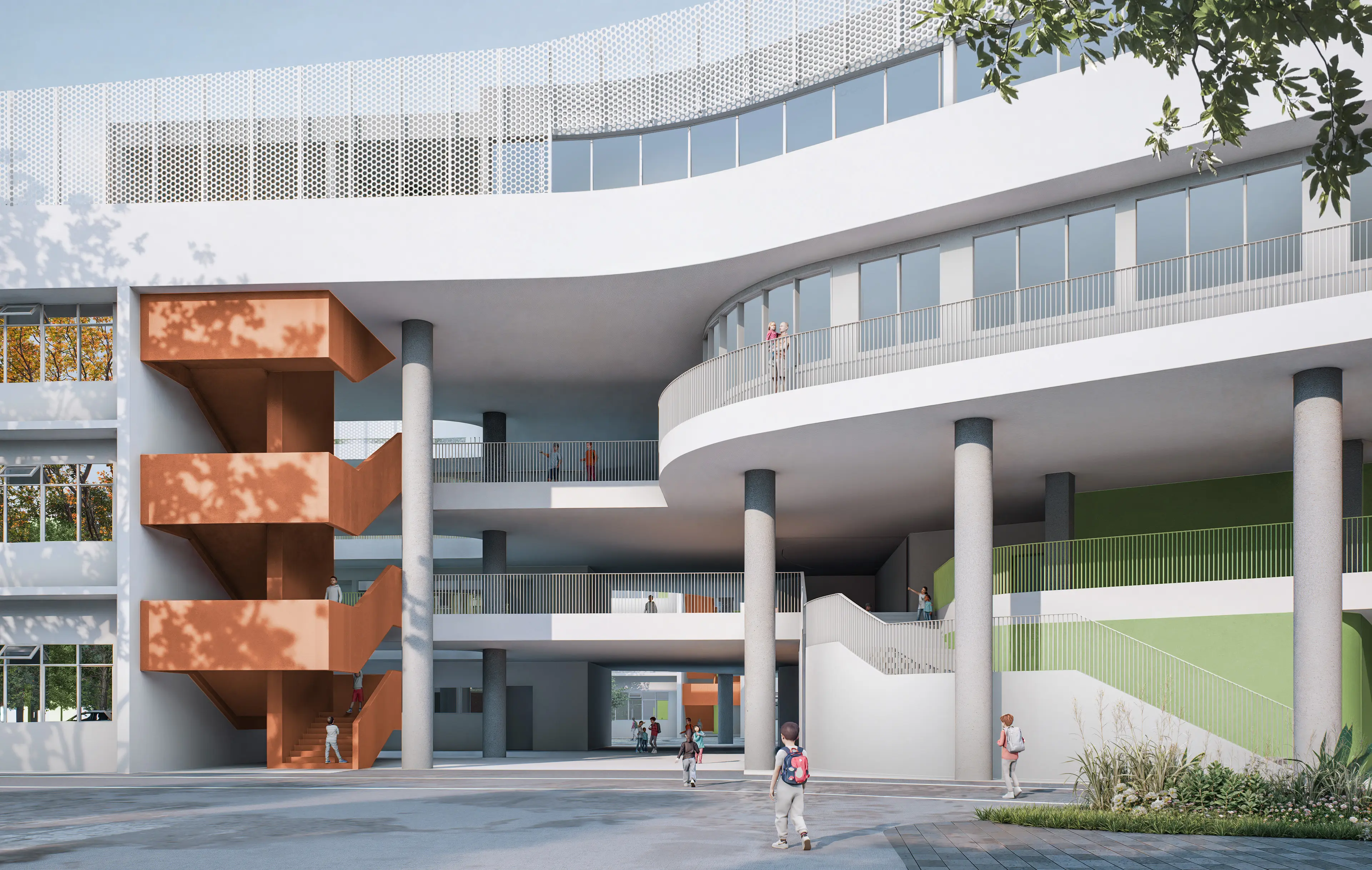 Cao Xin Elementary School — facade