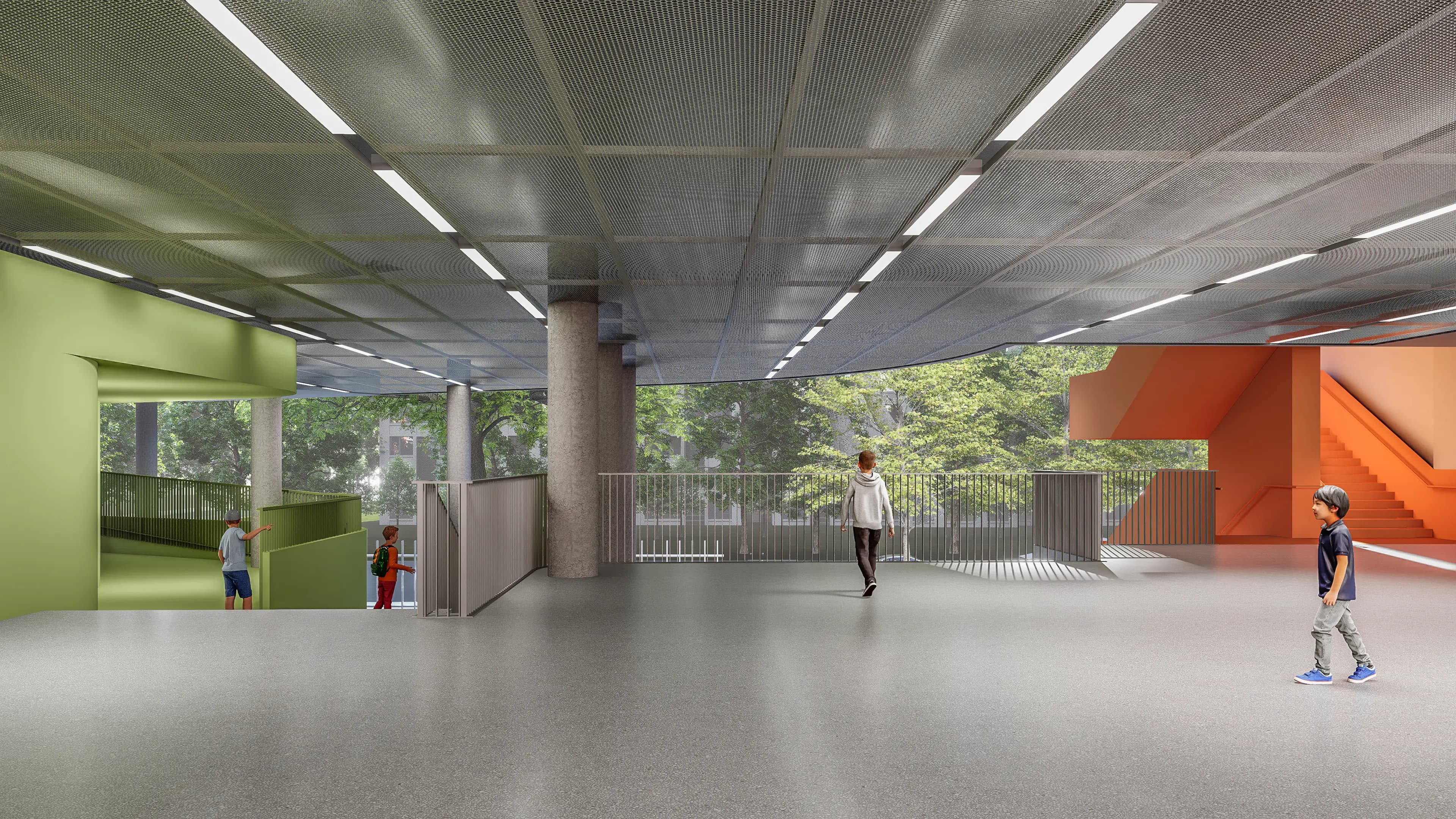 Cao Xin Elementary School — interior