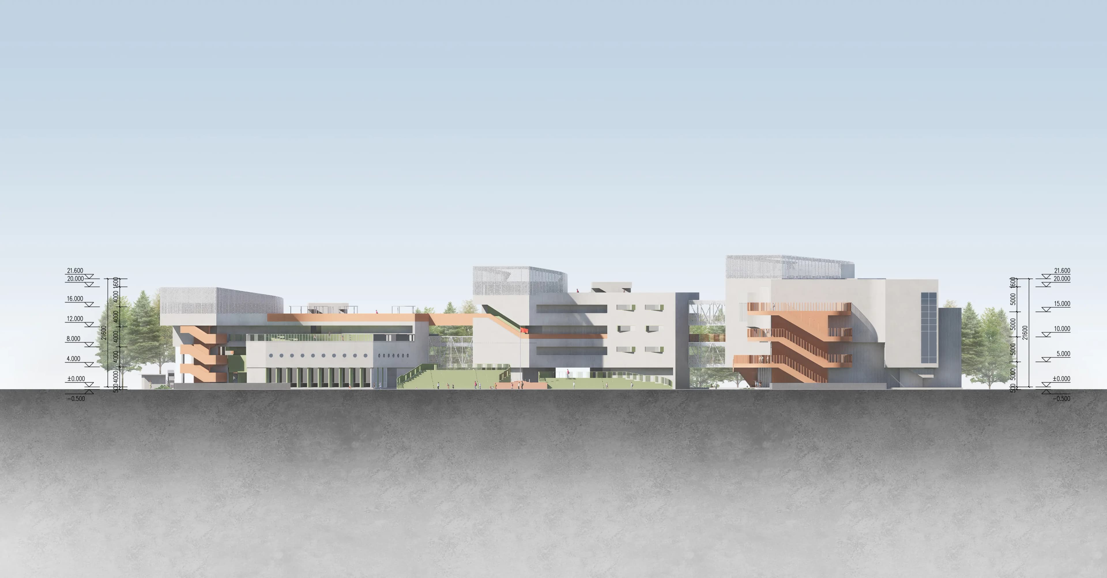 Cao Xin Elementary School — elevation