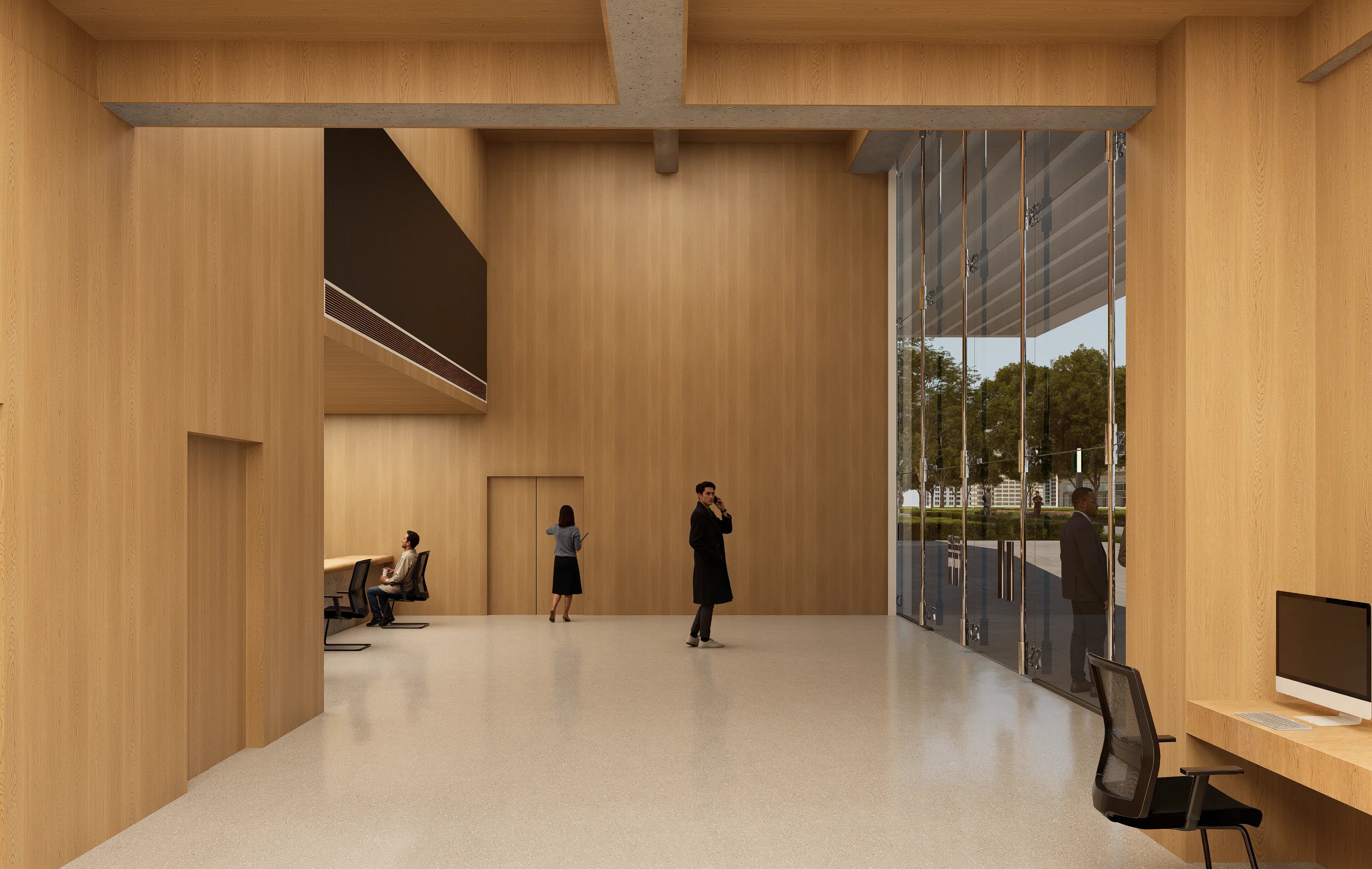 Huachiao Archive Center — interior