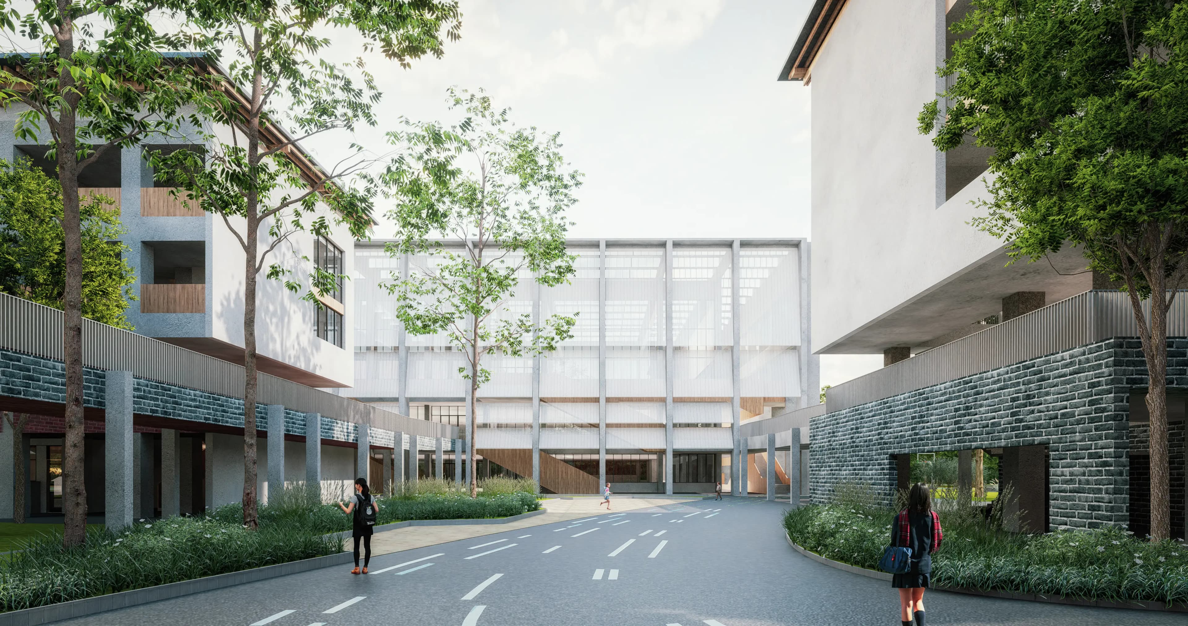 Jin Xi Middle School — main entrance