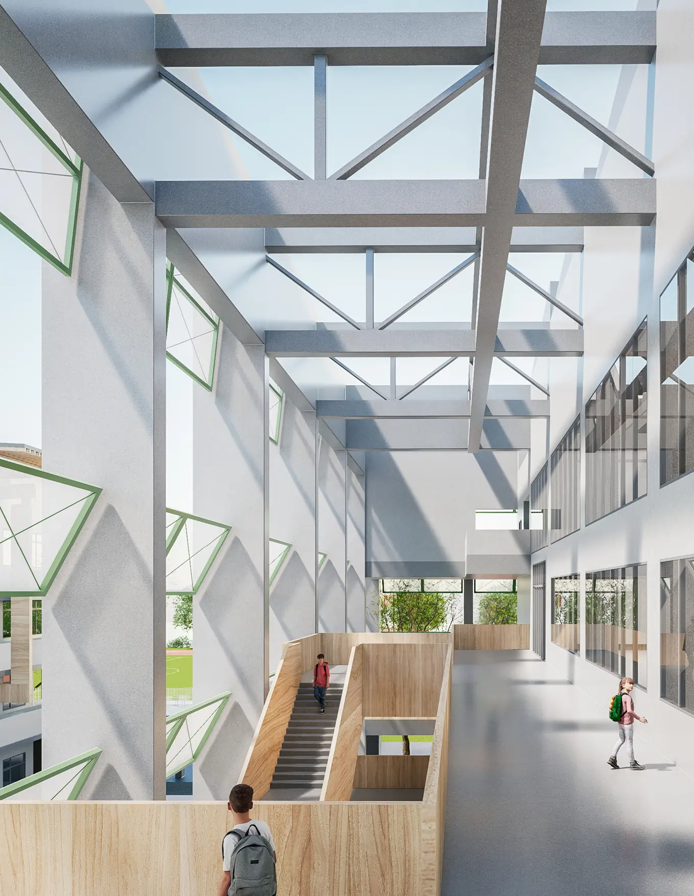 Jin Xi Middle School — corridor