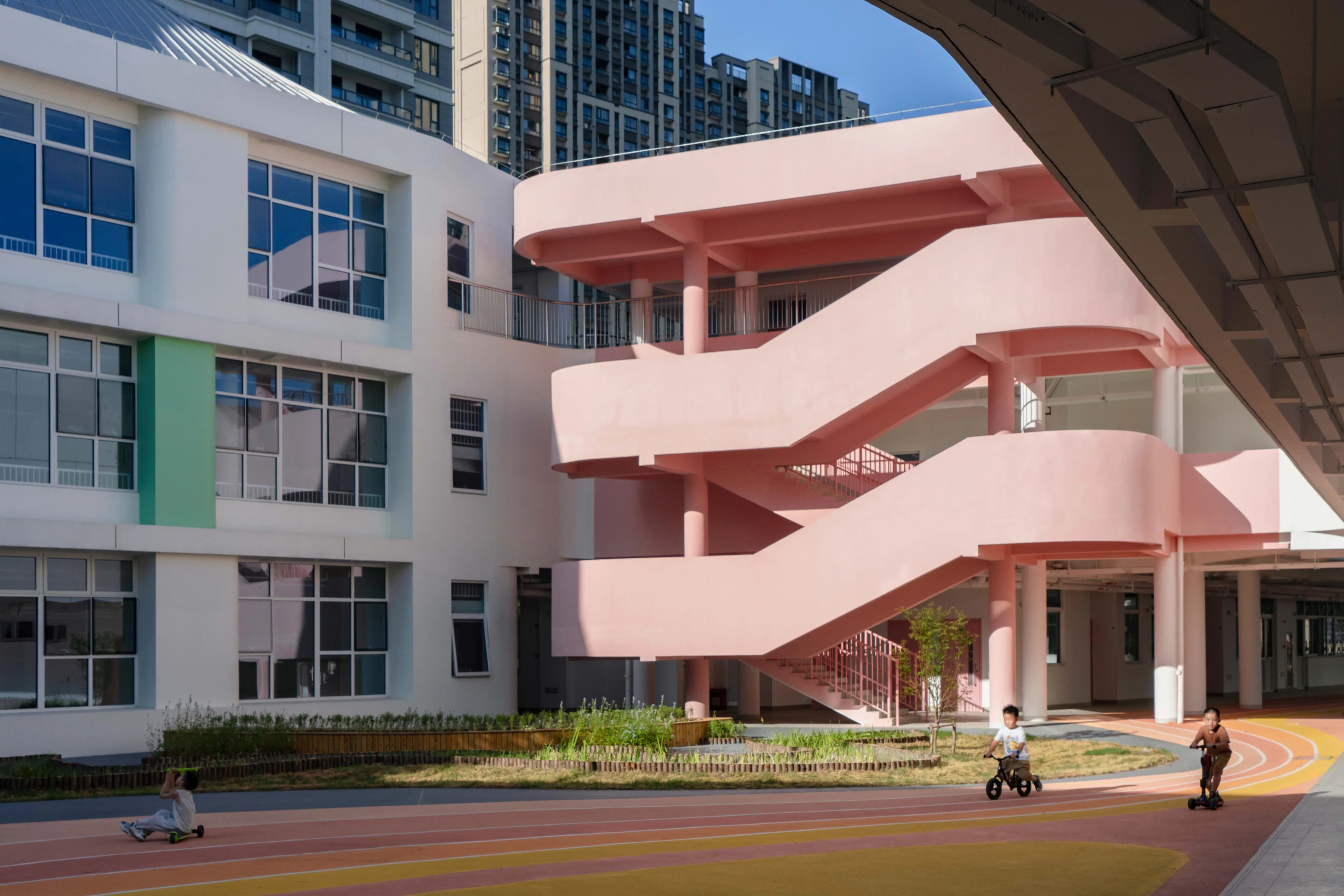 Sky Castle Kindergarten — courtyard