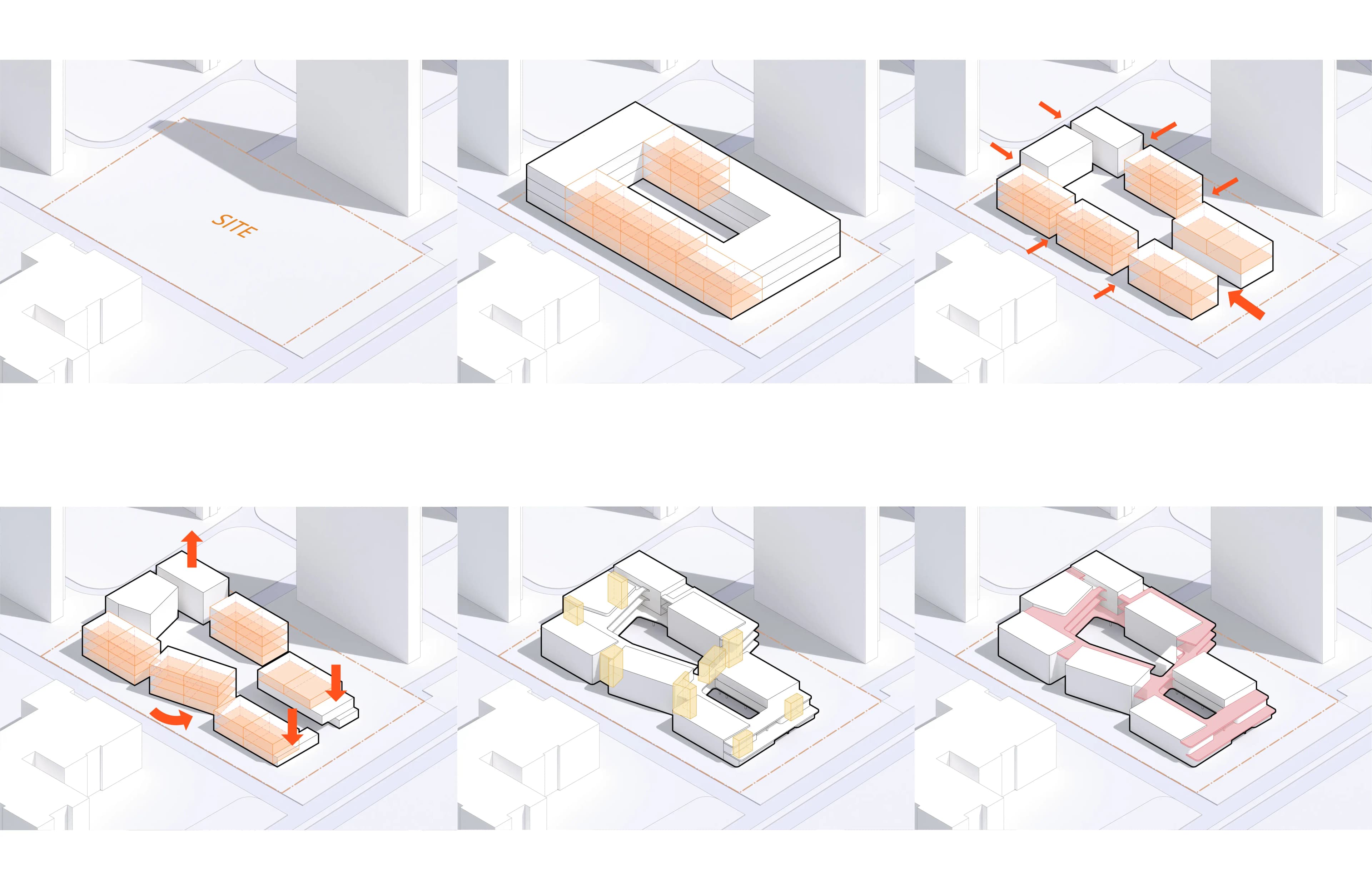 Sky Castle Kindergarten — night view