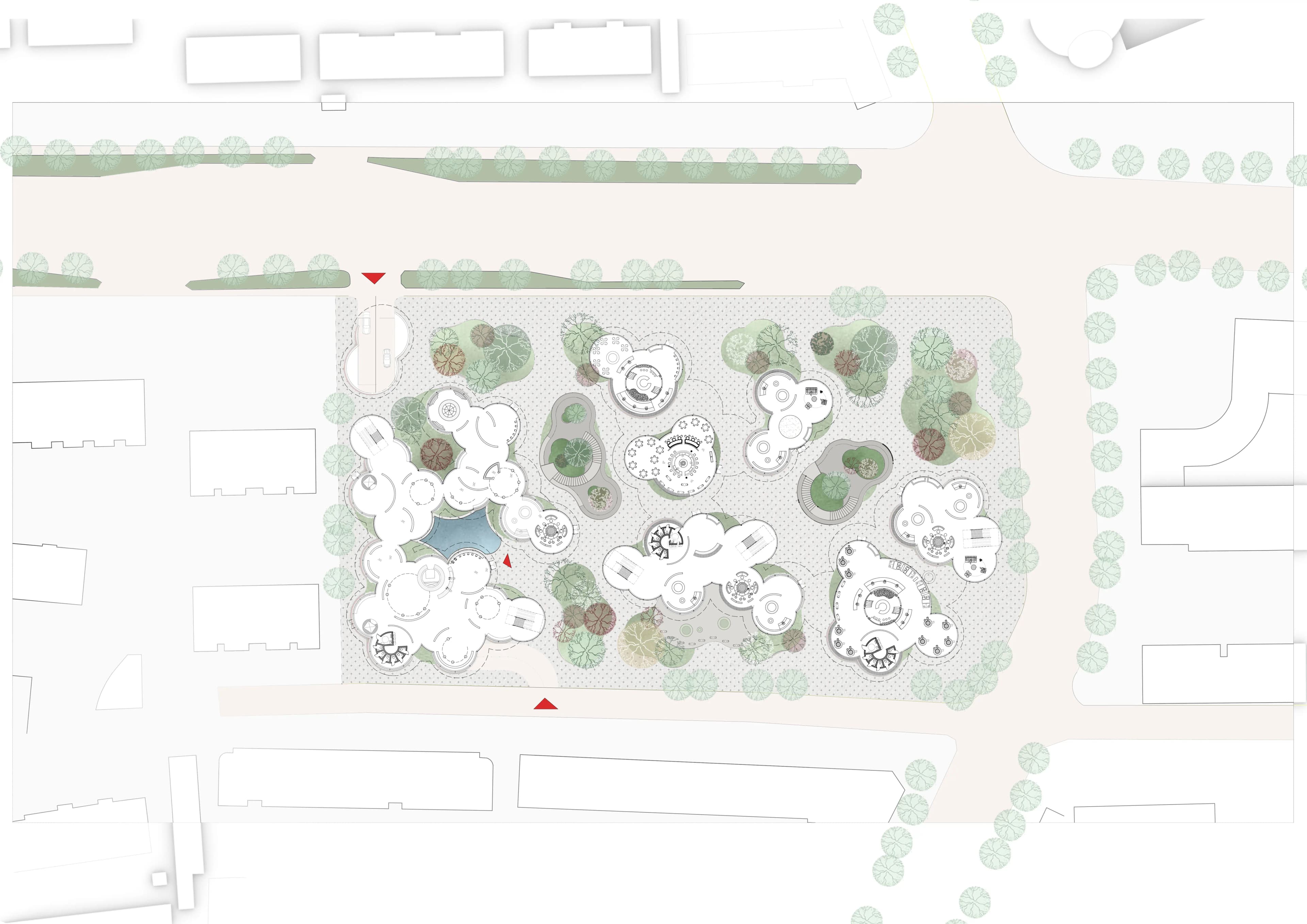 Snowball Blossom Museum — interior exhibition space