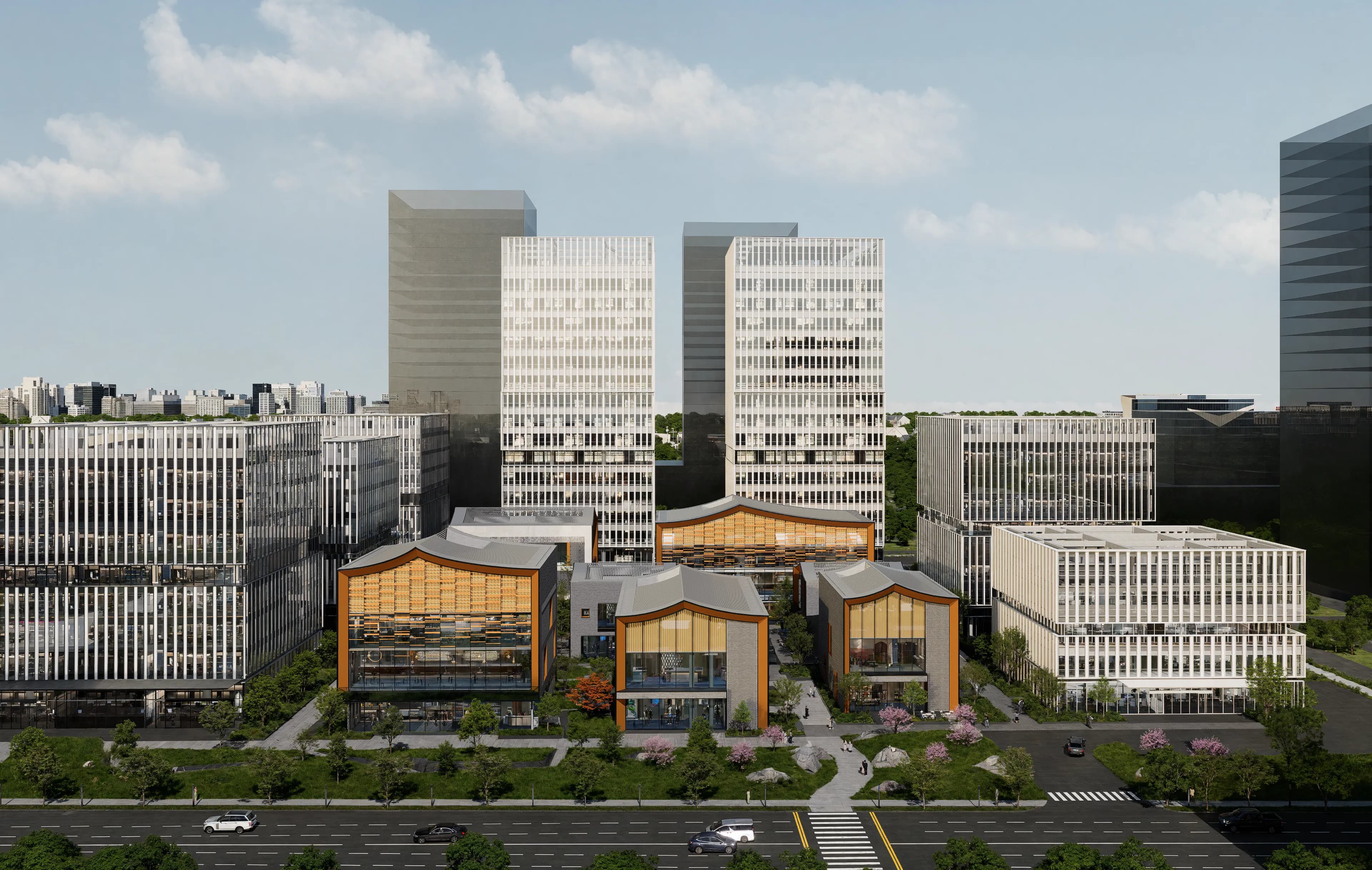 The Living Gallery — aerial view