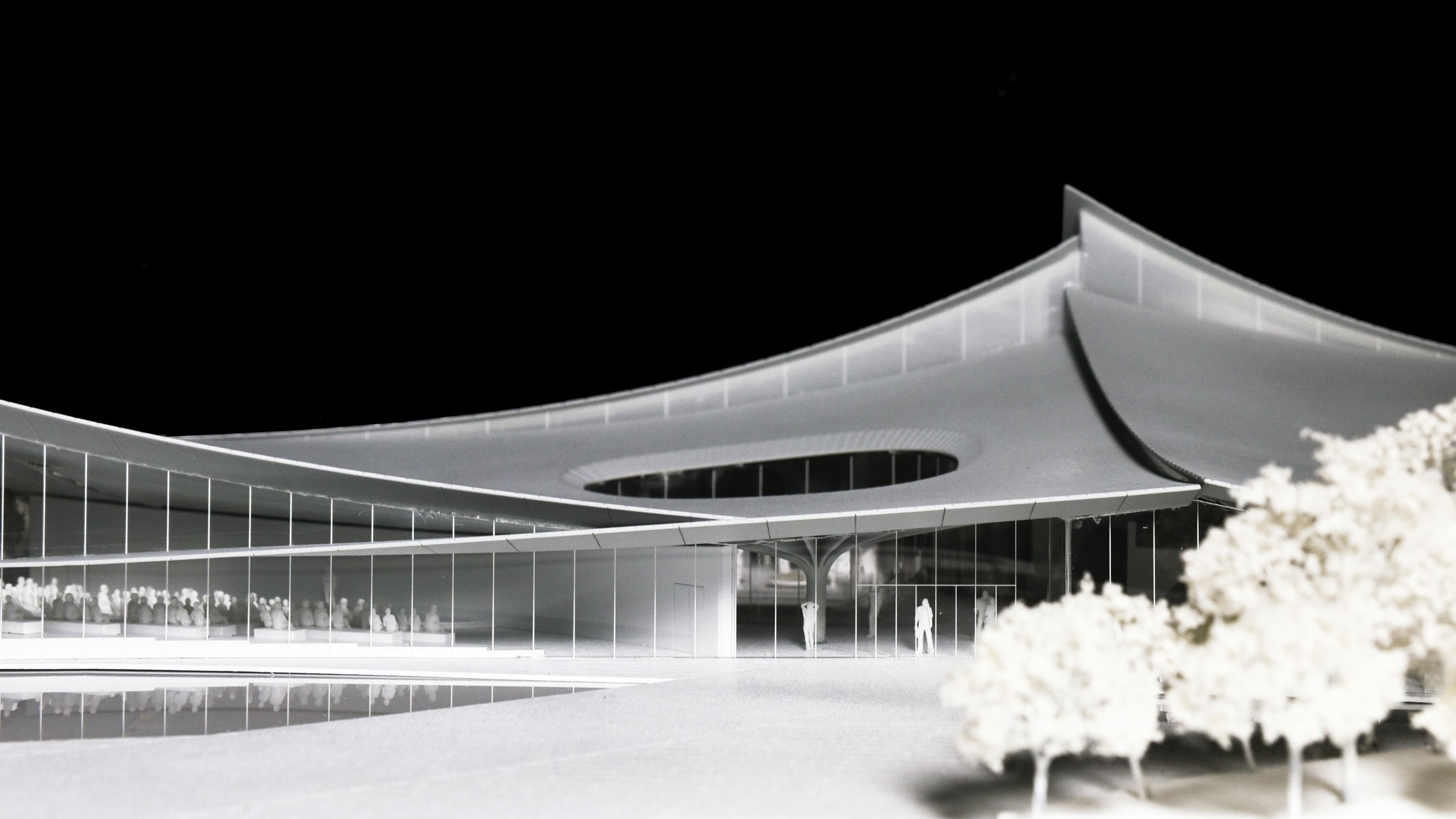 The Lotus — visitor center entrance