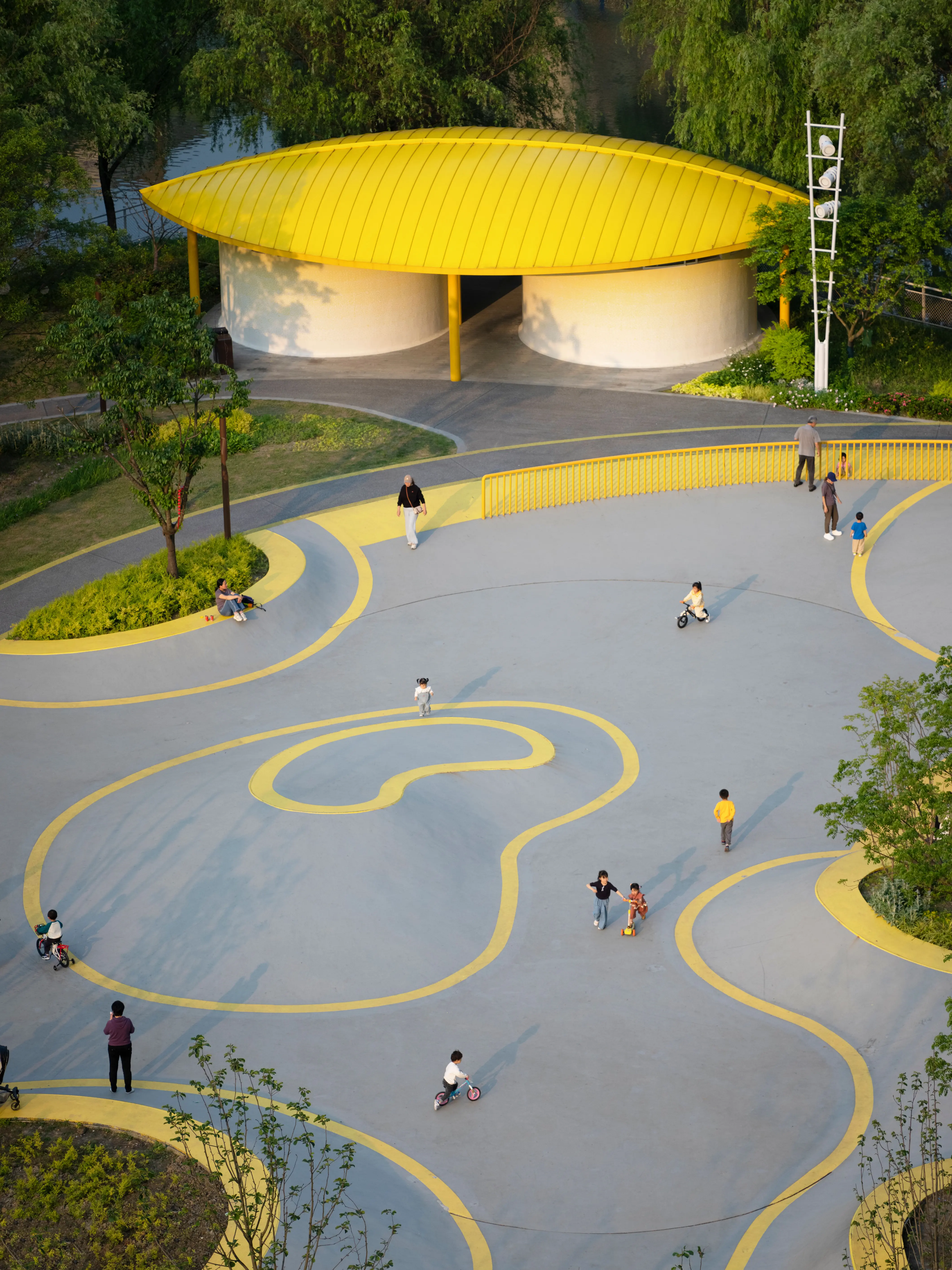 The Orchestra Park — riverside green belt
