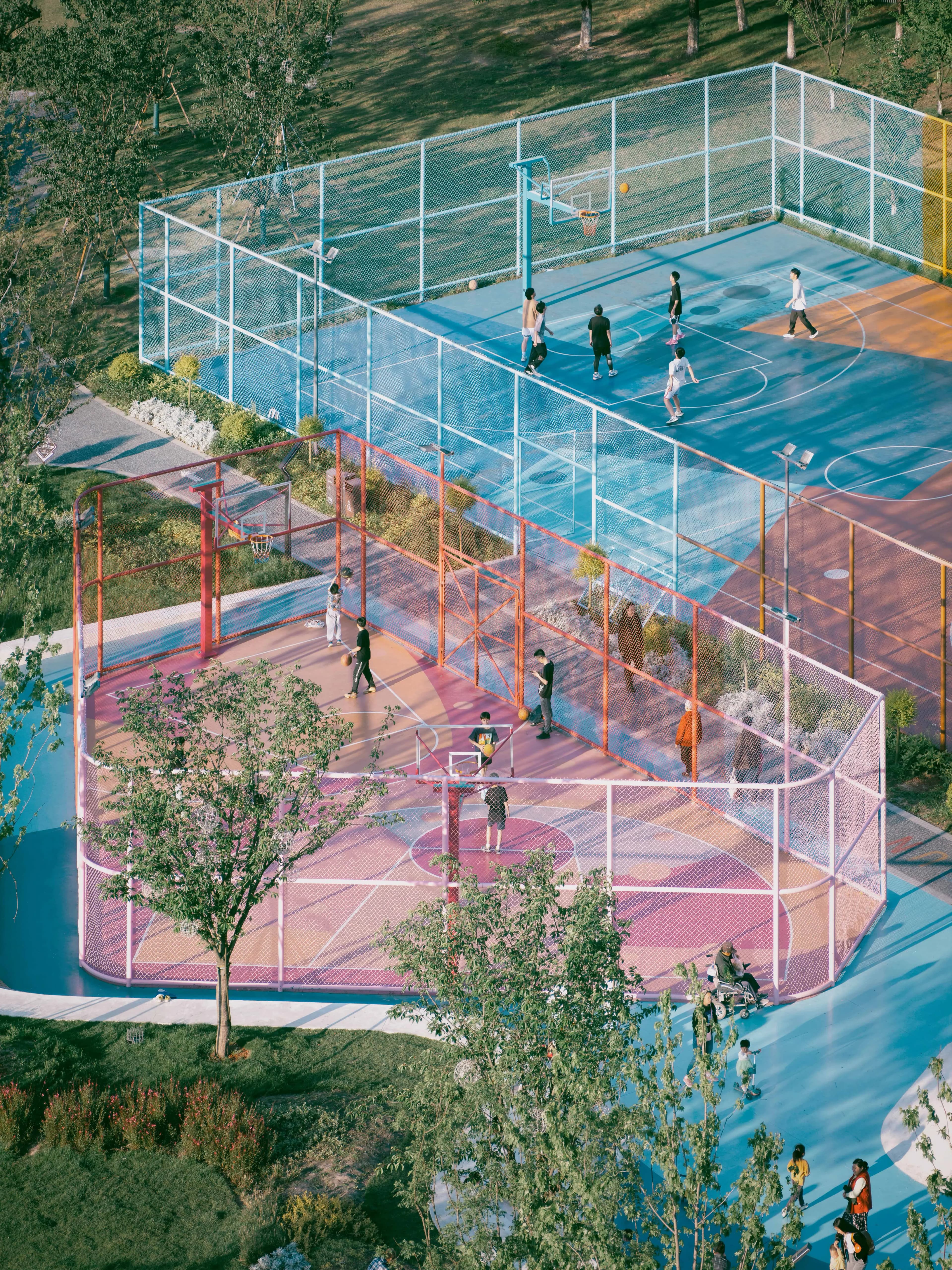 Vibrant Sports Park — sports fields
