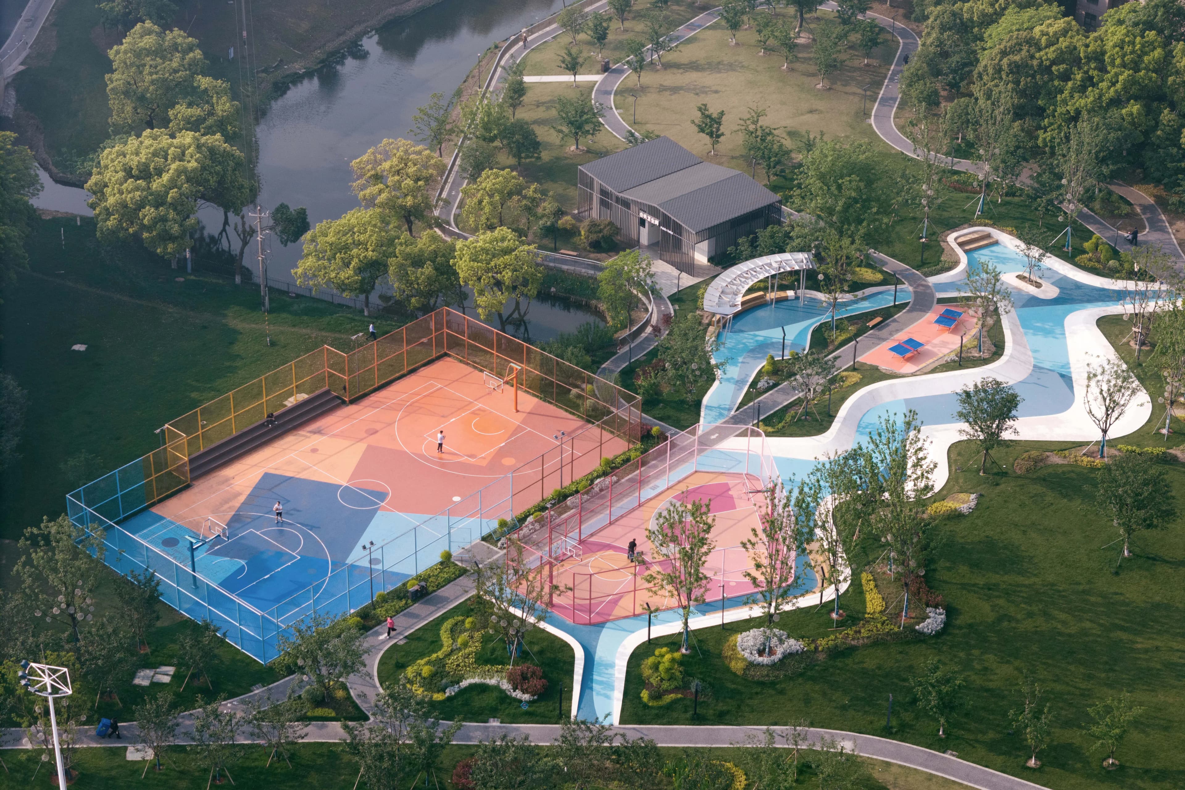 Vibrant Sports Park — running track