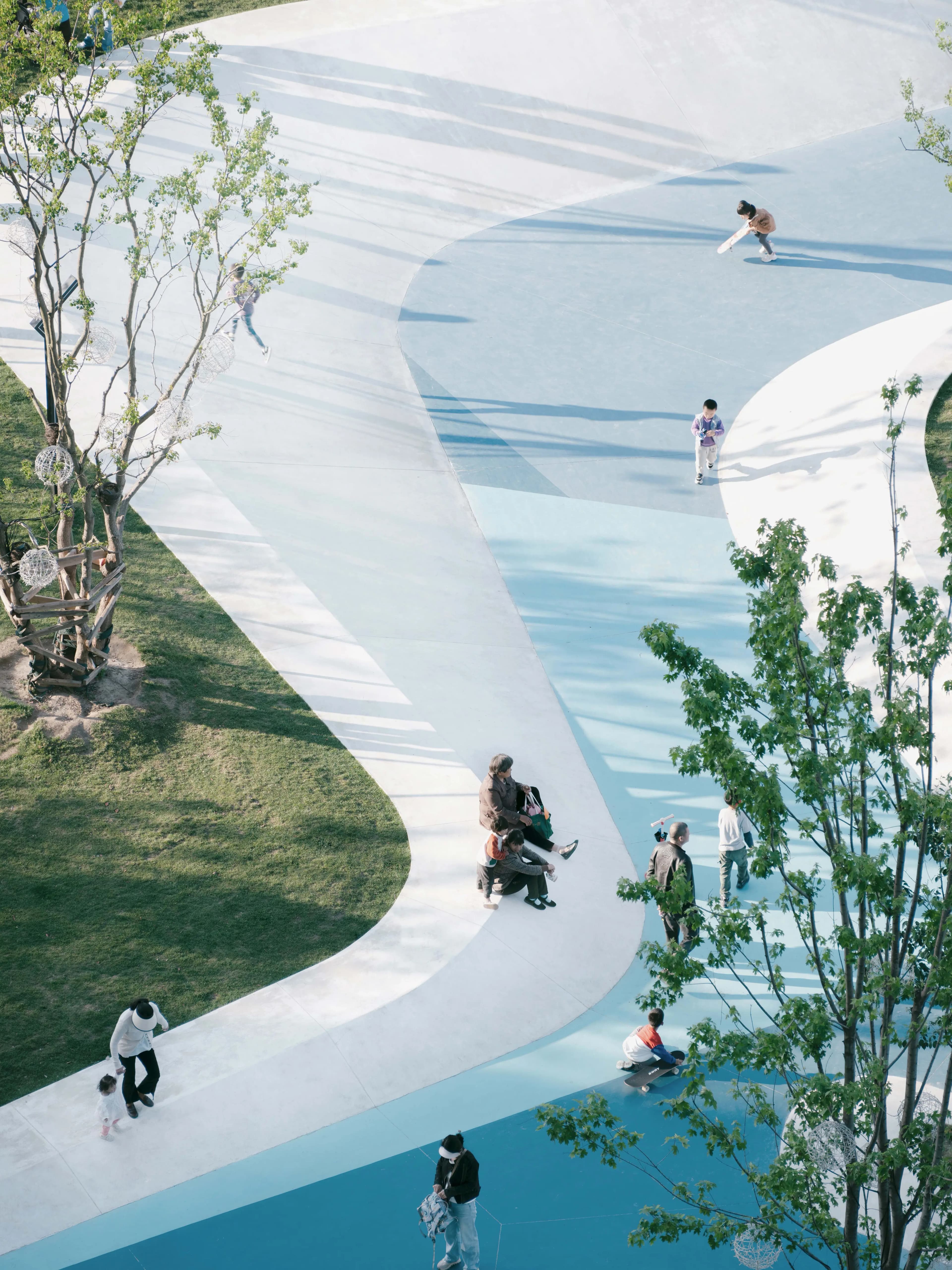 Vibrant Sports Park — basketball court