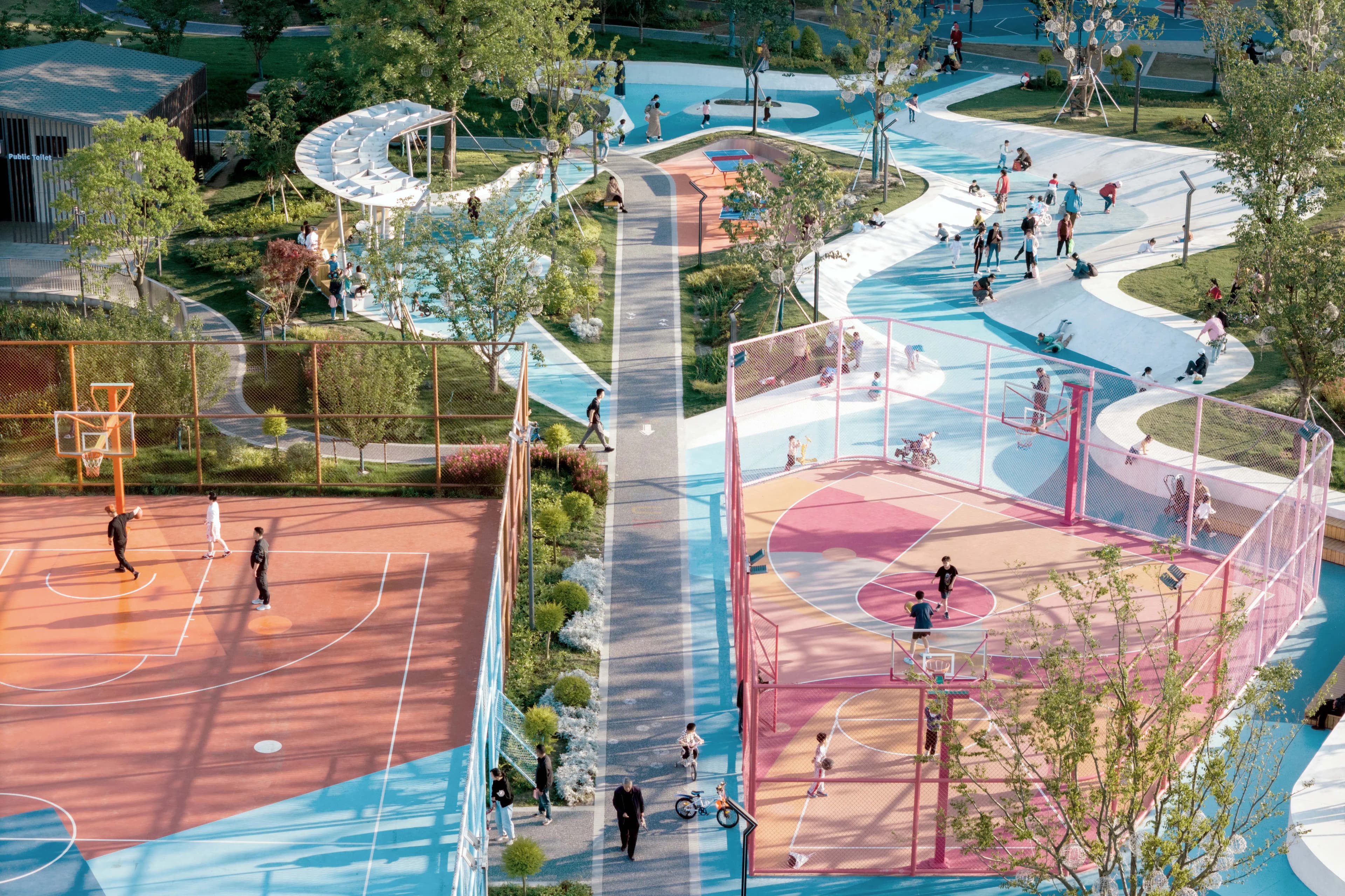 Vibrant Sports Park — pathway