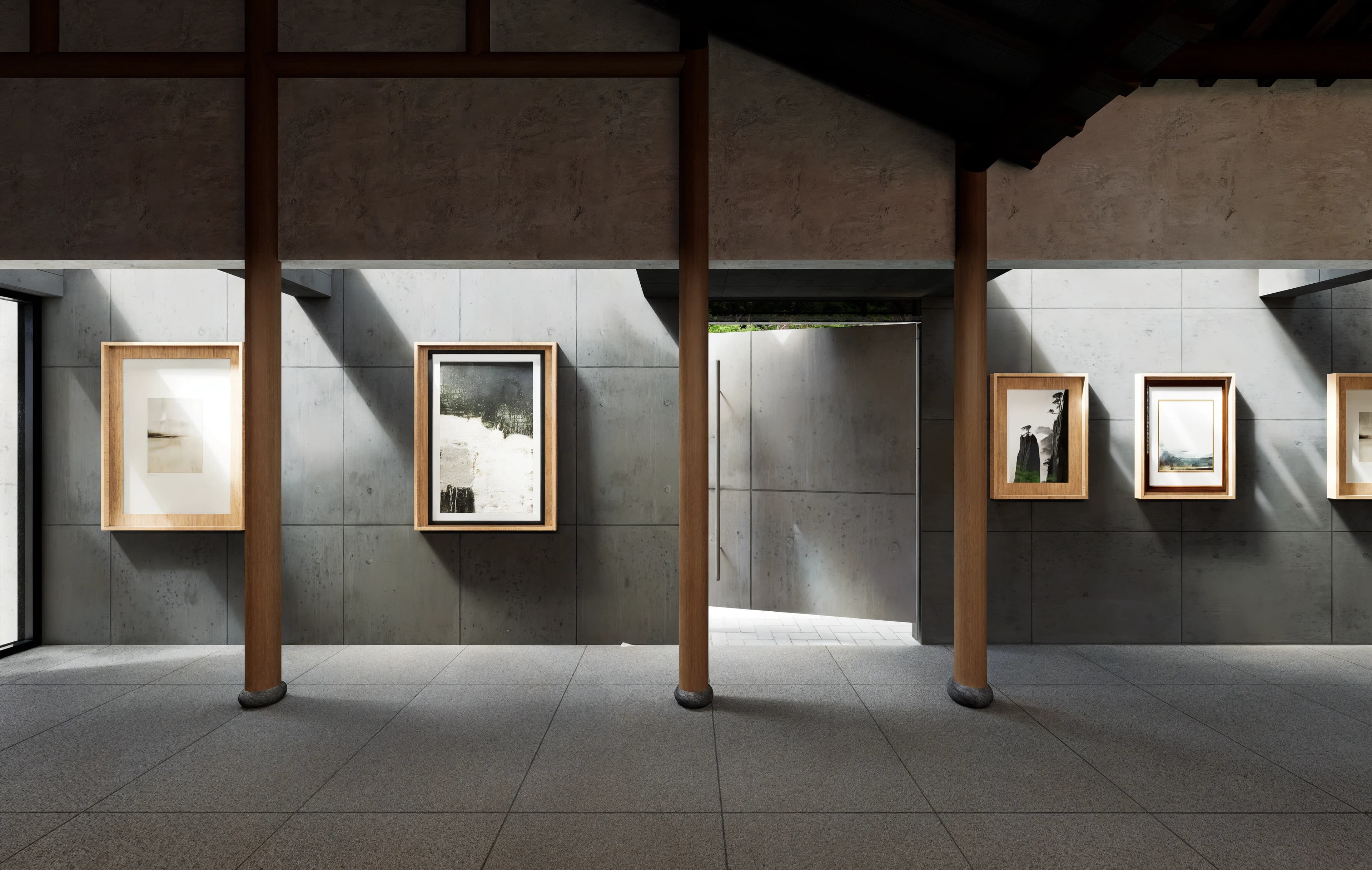 Zen House of Zhu Baochu — courtyard