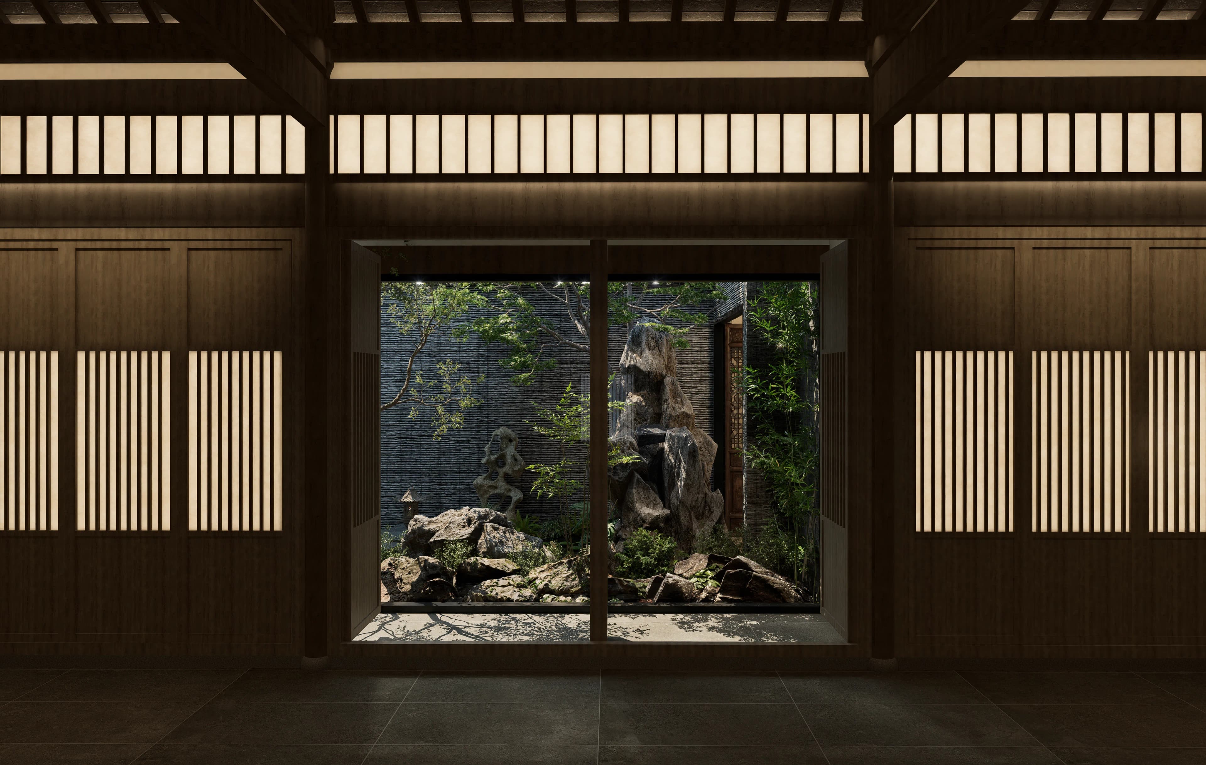 Zen House of Zhu Baochu — interior